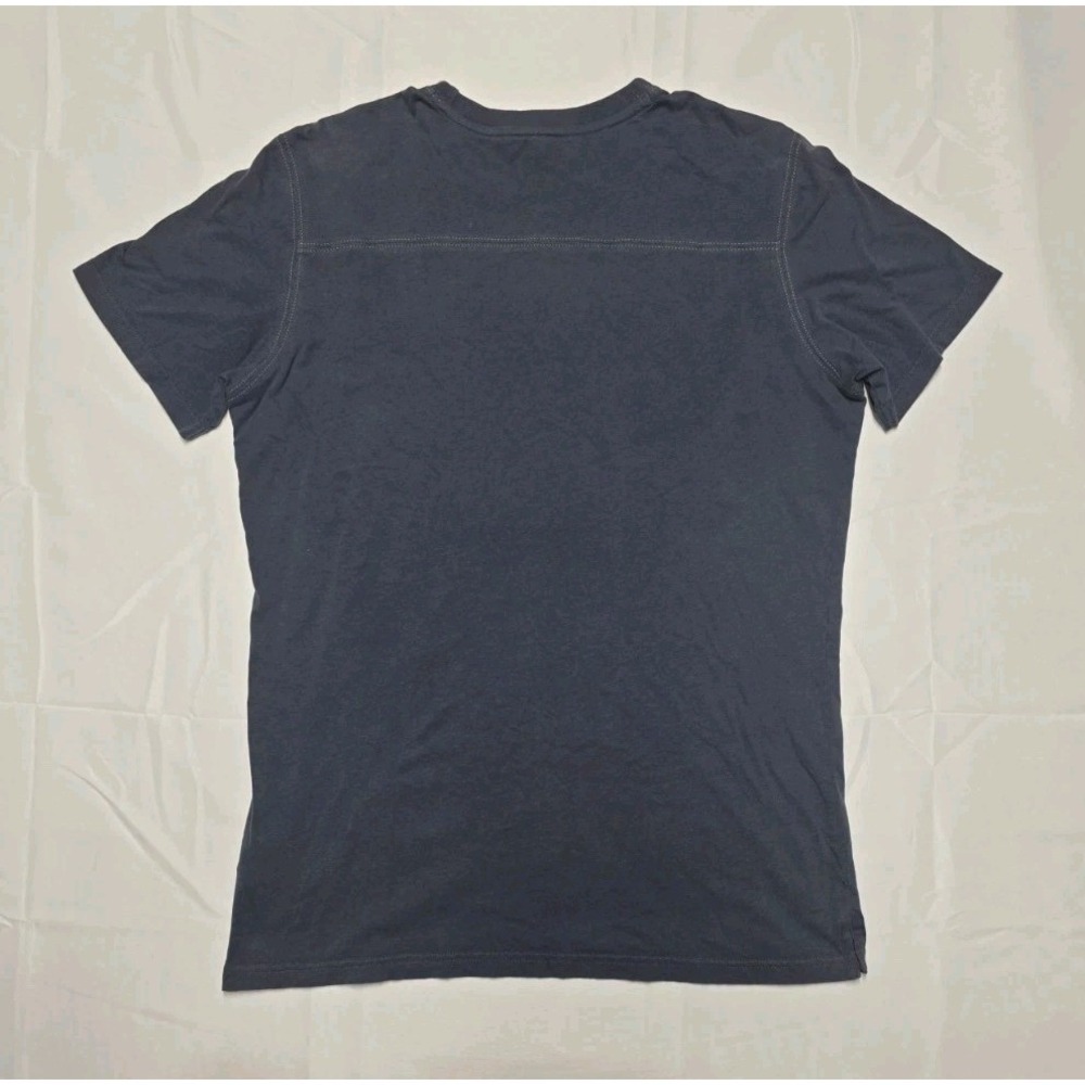 Kuhl Wildfibre Organic Cotton T-Shirt Mens Navy Blue Medium Short Sleeve Shirt - Picture 4 of 6